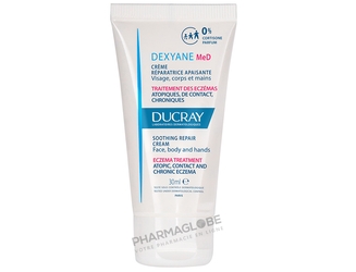 DUCRAY-DEXYANE-MED-CREME-REPARATRICE-APAISANTE-30-ML-visage-corps-mains-eczemas-atopiques-et-de-contact-eczema-chronique-pharmaglobe.lu