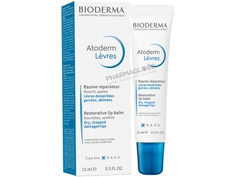 BIODERMA-ATODERM-BAUME-LEVRES-15-ML-reparteur-levres-dessechees-gercees-abimees-recto-pharmaglobe.lu