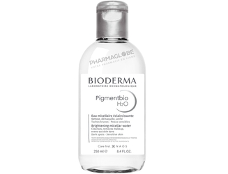 BIODERMA-PIGMENTBIO-H2O-250-ML-eau-micellaire-eclaircissante-netoyer-demaquiller-unifier-anti-taches-brunes-peau-sensible-pharmaglobe.lu