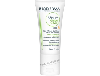 BIODERMA-SEBIUM-GLOBAL-COVER-30-ML-soin-intense-purifoant-haute-couvrance-peaux-a-tendance-acneique-eliminer-boutons-points-noirs-pharmaglobe.lu