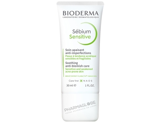 BIODERMA-SEBIUM-SENSITIVE-30-ML-soin-apaisant-anti-imperfections-peau-acneique-sensible-fragile-pharmaglobe.lu