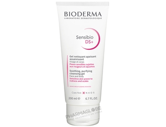 BIODERMA-SENSIBIO-DS-plus-GEL-MOUSSANT-200-ML-apaiser-assainir-visage-et-corps-peau-sensible-avec-rougeur-et-squames-pharmaglobe.lu