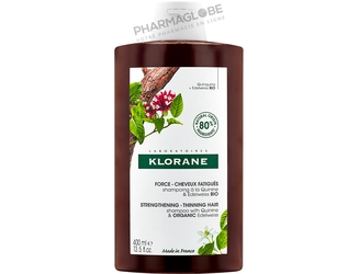 KLORANE-SHAMPOOING-QUININE-et-EDELWEISS-BIO-400-ML-donner-force-aux-cheveux-affines-pharmaglobe.lu