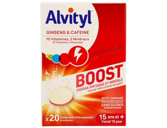 ALVITYL-BOOST-20-Comprimes-EFFERVESCENTS-fatigue-physique-et-mentale-pharmaglobe.lu