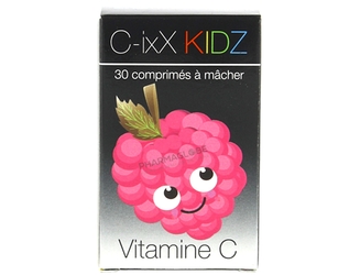 C-ixX-KIDZ-30-comprimes-ixx-pharma-vitamine-C-pour-enfants-pharmaglobe.lu