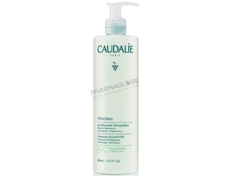 CAUDALIE-VINOCLEAN-LAIT-AMANDE-DEMAQUILLANT-400ML-toutes-peaux-visage-et-yeux-pharmaglobe.lu