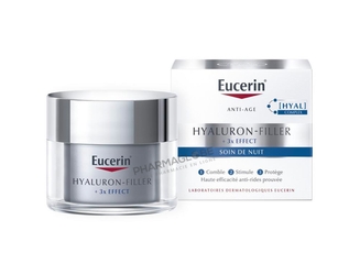 EUCERIN-HYALURON-FILLERX3-effets-CREME-NUIT-combler-stimuler-proteger-anti-rides-pharmaglobe.lu