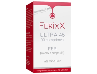 FERIXX-ULTRA-45-90-Comprimes-ixx-pharma-complemnt-alimentaire-fer-et-vitamine-B12-pharmaglobe.lu
