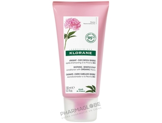 KLORANE-APRES-SHAMPOING-PIVOINE-BIO-150ML-apaisant-cuir-chevelu-sensible-pharmaglobe.lu
