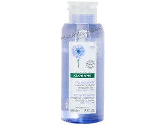 KLORANE-EAU-MICELLAIRE-BLEUET-400-ML-eau-micellaire-demaquiller-visage-yeux-et-levres-pharmaglobe.lu