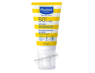 MUSTELA-LAIT-SOLAIRE-SPF50+-40ML-pharmaglobe.lu