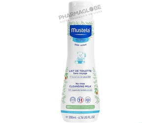 MUSTELA-PEAU-NORMALE-LAIT-TOILETTE-SANS-RINCAGE-200-ML-nettoyer-visage-siege-bebe-enfant-des-la-naissance-pharmaglobe.lu