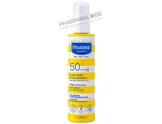 MUSTELA-SPRAY-SOLAIRE-SPF-50-200-ML-haute-protection-solaire-bebe-enfant-famille-resiste-a-l-eau-pharmaglobe.lu