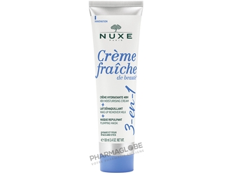 Nuxe-Crème-fraîche-de-beauté-3-en-1-soin-multi-fonctions-100-ml-creme-hydratante-lait-demaquillant-masque-repulpant-pharmaglobe.lu