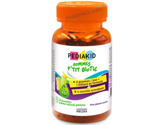 Pediakid-Gommes-P-tit-Biotic-Enfants-60-Oursons-Flore-Intestinale-pharmaglobe.lu
