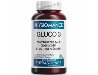 PHYSIOMANCE-GLUCO-3-90-CAPSULES-Therascience-complement-alimentaire-controler-taux-glycemie-triglycerides-pharmaglobe.lu