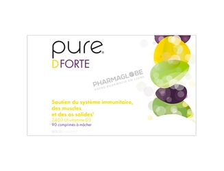 PURE-D-FORTE-90-COMPRIMES-A-CROQUER-soutenir-systeme-immunitaire-muscles-os-solides-pharmaglobe.lu