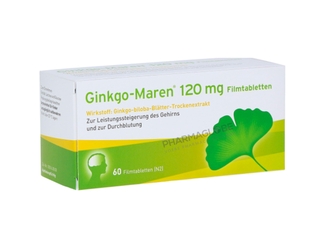 Ginkgo-Maren-120-mg-60-Comprimes-Pellicules-circulation-cerebrale-memoire-pharmaglobe.lu