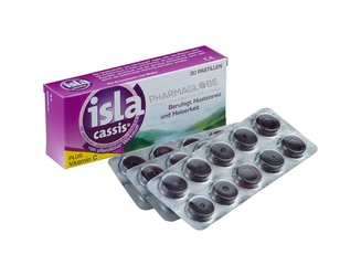 Isla-Cassis-30-Pastilles-pour-la-Gorge-et-la-Voix-pharmaglobe.lu