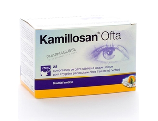 Kamillosan-Ofta-28-Compresses-Usage-Unique-hygiene-oeil-enfant-adulte-pharmaglobe.lu