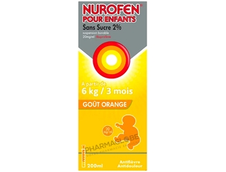 NUROFEN-ENFANT-SANS-SUCRE-100MG/5ML-SIROP-200-ML-2-pour-cent-ibuprofene-orange-pharmaglobe.lu