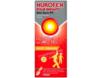 Nurofen-Enfants-Sans-Sucre-4-pour-cent-gout-Orange-Sirop-150-ml-Ibuprofène-douleurs-fievre-pharmaglobe.lu