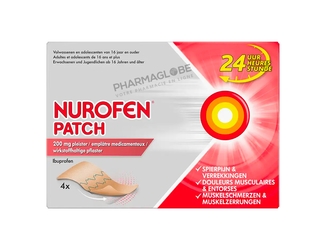 Nurofen-Patch-200-mg-4-Emplâtres-Médicamenteux-douleurs-musculaires-entorses-pharmaglobe.lu