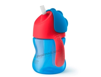 Philips-Avent-Gobelet-Paille-Boy-Bleu-200-ml-pharmaglobe,lu