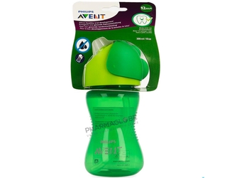 Philips-Avent-Gobelet-Paille-Boy-Vert-300-ml-pharmaglobe,lu