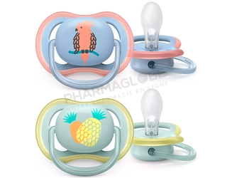 Philips-Avent-Sucette-Ultra-Air-Bébé-0-6-Mois-Ananas-Perroquet-pharmaglobe,lu