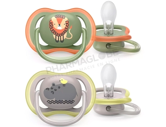 Philips-Avent-Sucette-Ultra-Air-Bébé-6-a-18-Mois-Lion-pharmaglobe.lu
