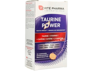 Taurine-Power-30-Comprimes-Effervescents-Energie-immédiate-Durable-Forte-pharma-pharmaglobe.lu