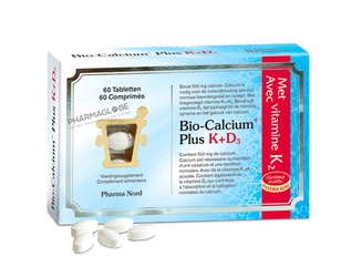 Bio-Calcium-Plus-K+D3-60-Comprimés-Pharma-Nord-Os-et-Dents-Solides-pharmaglobe.lu