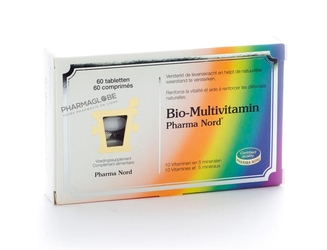 Bio-Multivitamin-Bio-Multivitamines-60-Comprimés-Pharma-Nord-Immunité-et-Energie-pharmaglobe.lu