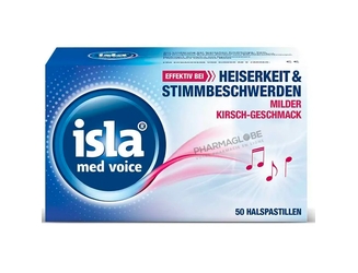 ISLA-MED-VOICE-MILDE-KIRSCHE-20-PASTILLE-maux-goege-intenses-extinction-voix-pharmaglobe.lu