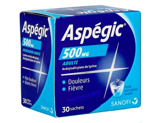Aspegic-500-mg-Poudre-pour-Solution-Buvable-30-Sachets-aspirine-pharmaglobe.lu