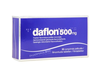 Daflon-500-mg-30-Comprimé-Pelliculé-circulation-sanguine-veinotonique-hemorroides-pharmaglobe.lu