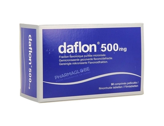 Daflon-500-mg-90-Comprimé-Pelliculé-veinotoniques-hemorroides-pharmaglobe.lu