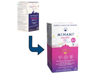 MorEPA-Mini-Smart-Fats-plus-Vitamine-D3-60-Softgels-Minami-Gout-Fraise-omega-3-pour-enfants-pharmaglobe.lu