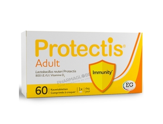 Protectis-Adulte-60-Comprimés-à-Croquer-Système-Immunitaire-equilibrer-flore-intestinale-pharmaglobe.lu