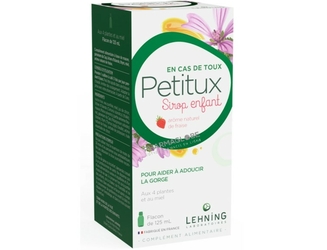 petitux-sirop-enfants-plantes-miel-flacon-125-ml-lehning-toux-description-pharmaglobe.lu