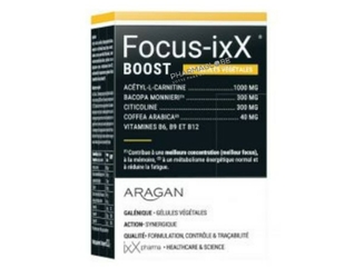 focus-ixx-boost-120-gelules-aragan-ixx-pharma-concentration-pharmaglobe.lu