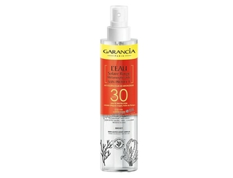 garancia-l-eau-solaire-rouge-metamorphosante-sun-protect-spf-30-flacon-150-ml-acceleratrice-bronzage-pharmaglobe.lu