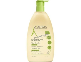 aderma-les-indispensables-gel-douche-surgras-flacon-pompe-750-ml-pharmaglobe.lu