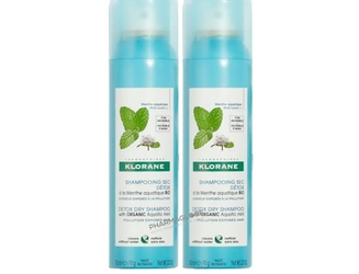 klorane-shampoing-sec-detoxifiant-menthe-bio-sans-eau-2-x-150-ml-pharmaglobe.lu