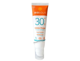 biosolis-creme-visage-cou-spf30-tube-50ml-minerale-pharmaglobe.lu