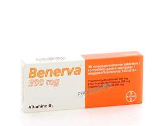 benerva-300mg-boite-20-comprimes-gastro-resistants-vitamine-b-1-medicament-pharmacie-pharmaglobe.lu