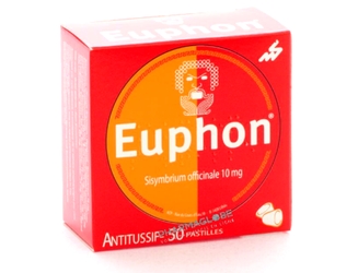 euphon-boite-50-pastilles-sucer-antitussif-sisymbrium-officinale-10mg-toux-seche-enrouement-pharmacie-pharmaglobe.lu