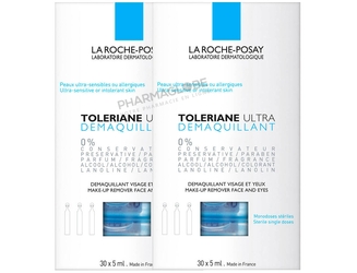 ROCHE-POSAY-TOLERIANE-ULTRA-DEMAQUILLANT-MONO-DOSE-2-boites-de-30-unidoses-de-5ML-yeux-sensibles-allergiques-pharmaglobe.lu