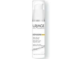 uriage-depiderm-soin-de-jour-anti-taches-sp-50-plus-visage-flacon-30ml-peaux-hyperpigmentees-pharmacie-pharmaglobe.lu